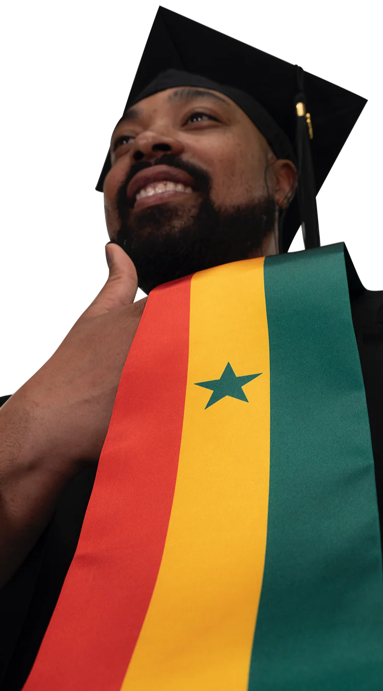 Senegal Graduation Stole -  Senegal Flag Sash - Image 3