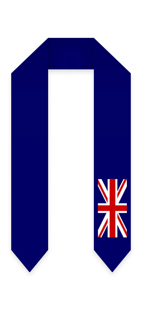 United Kingdom Graduation Stole - British Flag Sash - Image 2