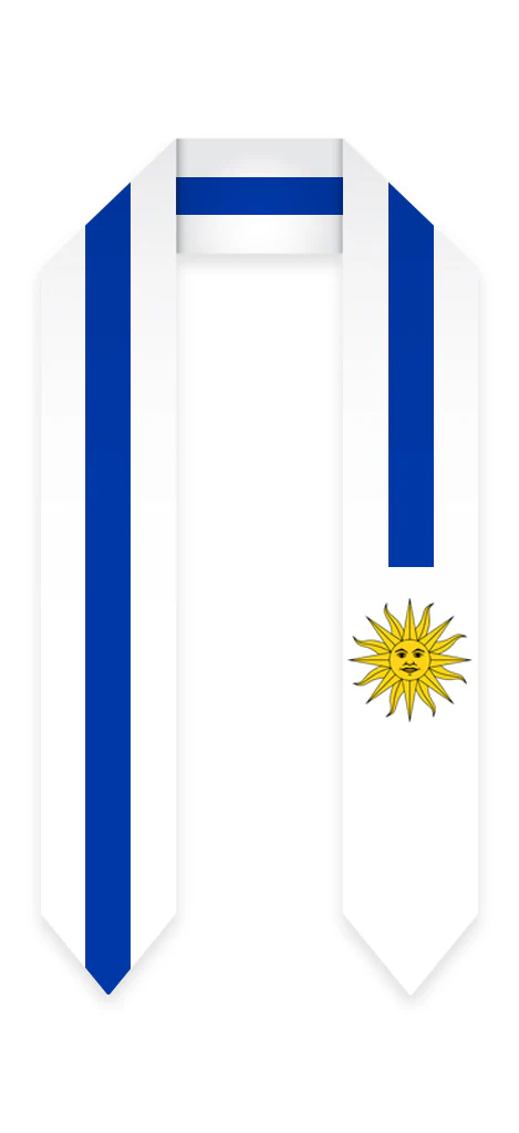 Uruguay Graduation Stole - Uruguayan Flag Sash - Image 4