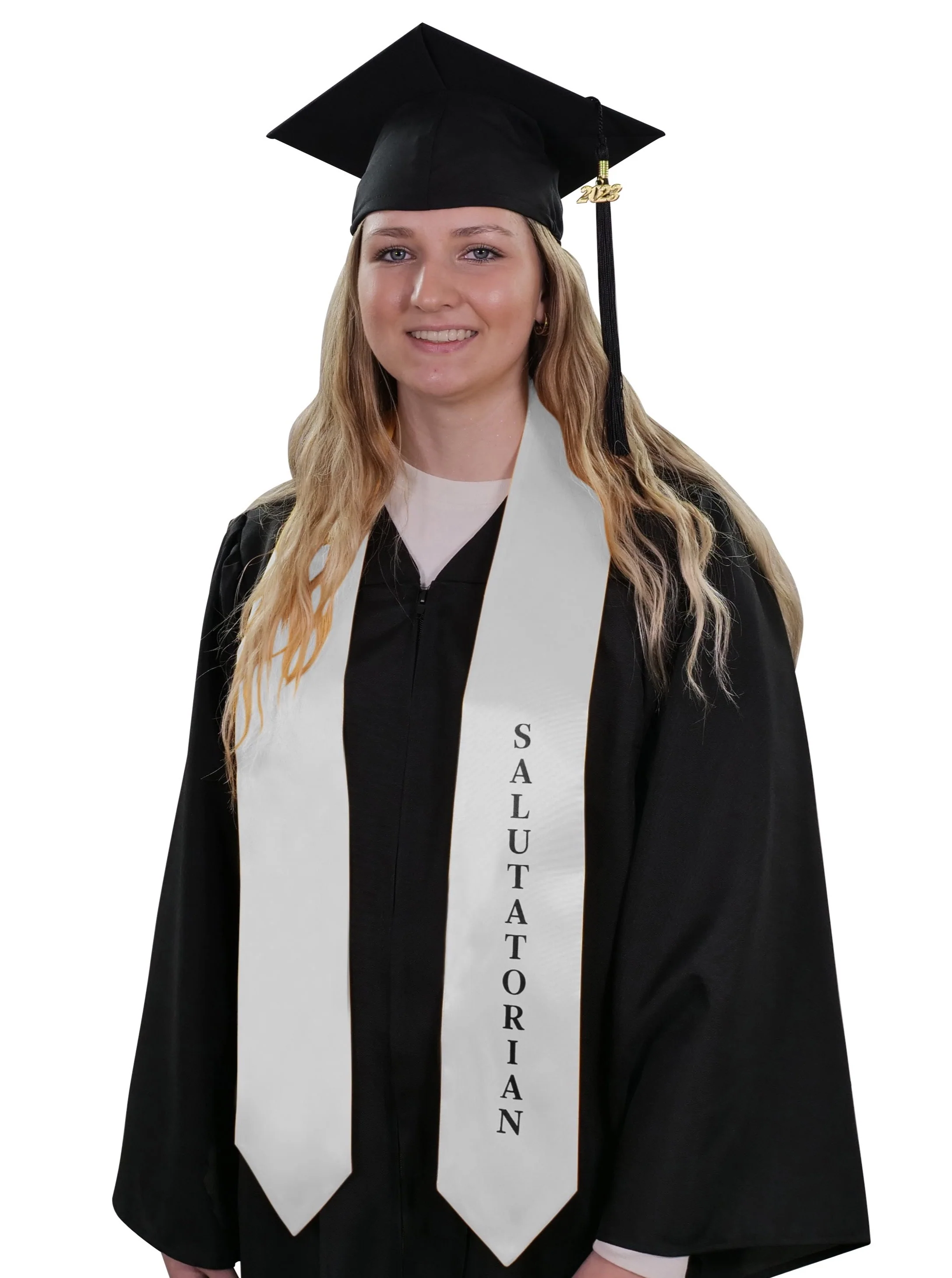 White Salutatorian Stole