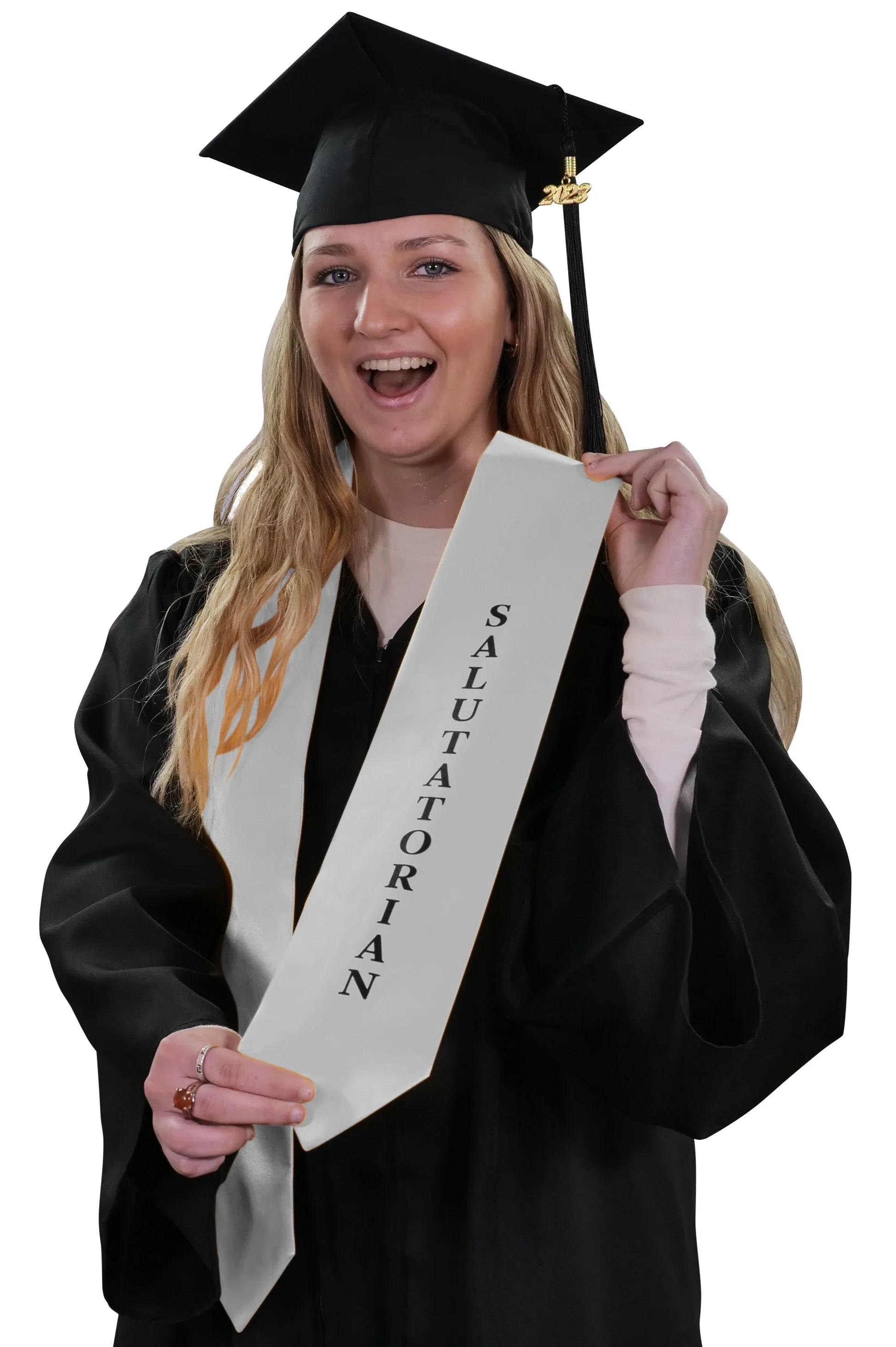 White Salutatorian Stole - Image 2