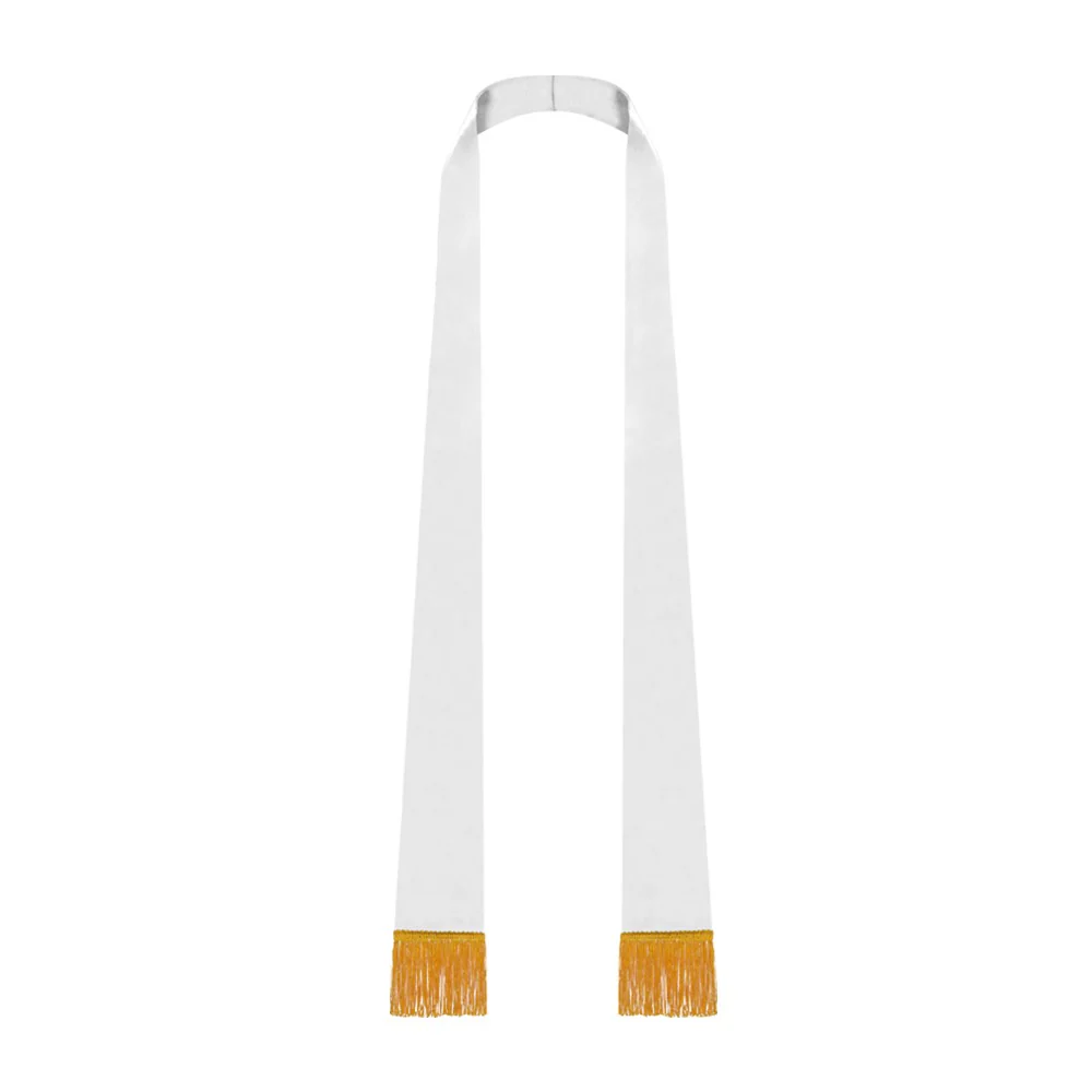 White Satin Clergy Stole - Image 4